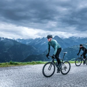 Rogelli KALON - męska ultralekka kurtka rowerowa softshell zielona - obrazek 8