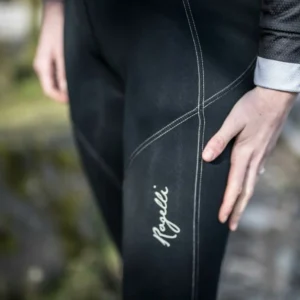 Rogelli LUCETTE - damskie ciepłe spodnie rowerowe czarne - obrazek 4