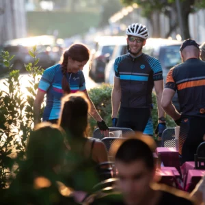 Rogelli HERO - męska koszulka rowerowa czarno-niebieska - obrazek 11