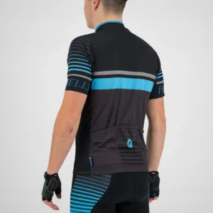 Rogelli HERO - męska koszulka rowerowa czarno-niebieska - obrazek 7