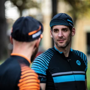 Rogelli HERO - męska koszulka rowerowa czarno-niebieska - obrazek 10