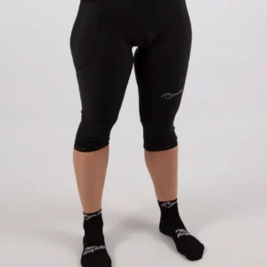 Rogelli CORE - damskie spodenki rowerowe 3/4 czarne - obrazek 5