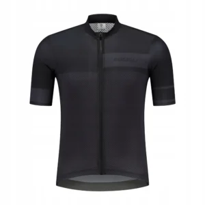 Rogelli BLOCK - męska koszulka rowerowa czarna - obrazek 1