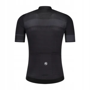 Rogelli BLOCK - męska koszulka rowerowa czarna - obrazek 2