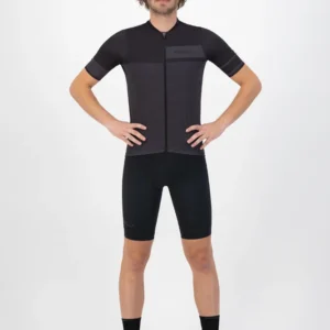 Rogelli BLOCK - męska koszulka rowerowa czarna - obrazek 3