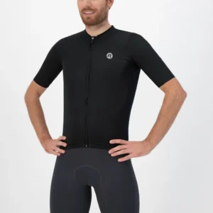 Rogelli DISTANCE - męska koszulka rowerowa czarna - obrazek 4