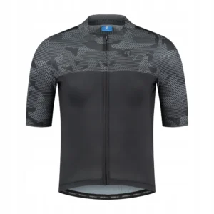 Rogelli CAMO - męska koszulka rowerowa czarna - obrazek 1