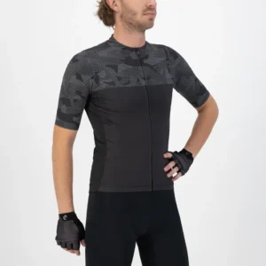 Rogelli CAMO - męska koszulka rowerowa czarna - obrazek 4