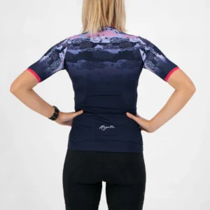 Rogelli ANIMAL - damska koszulka rowerowa z grafiką granatowa - obrazek 7