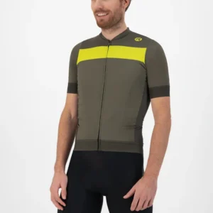 Rogelli PRIME - męska koszulka rowerowa khaki - obrazek 4
