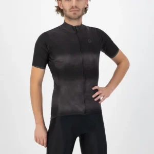 Rogelli TIE DYE - męska koszulka rowerowa czarna - obrazek 4