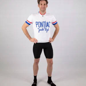 Rogelli WAGTMANS PONTIAC - męska koszulka rowerowa biała - obrazek 3