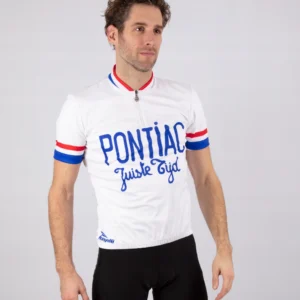 Rogelli WAGTMANS PONTIAC - męska koszulka rowerowa biała - obrazek 5