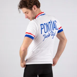 Rogelli WAGTMANS PONTIAC - męska koszulka rowerowa biała - obrazek 6