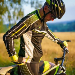 Rogelli GARA MOSTRO - męska bluza rowerowa czarno-żółta - obrazek 13