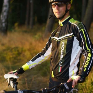 Rogelli GARA MOSTRO - męska bluza rowerowa czarno-żółta - obrazek 15