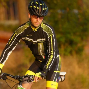 Rogelli GARA MOSTRO - męska bluza rowerowa czarno-żółta - obrazek 7