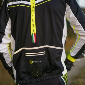 Rogelli GARA MOSTRO - męska bluza rowerowa czarno-żółta - obrazek 9