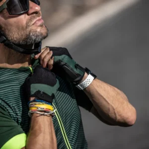 Rogelli ESSENTIAL - męskie rękawiczki rowerowe czarno-khaki - obrazek 5