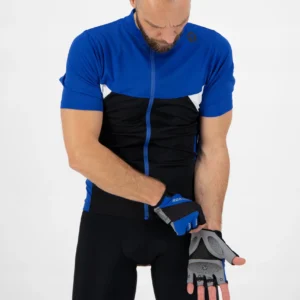 Rogelli PHOENIX II - męskie rękawiczki rowerowe niebieskie - obrazek 2