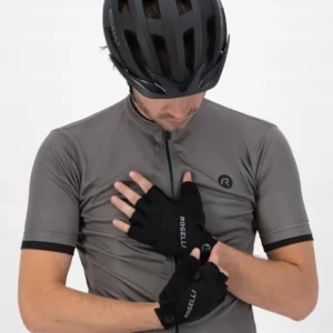 Rogelli PHOENIX II - męskie rękawiczki rowerowe czarne - obrazek 2