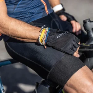 Rogelli PHOENIX II - męskie rękawiczki rowerowe czarne - obrazek 3