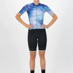 Rogelli TIE DYE - modna, damska koszulka rowerowa - obrazek 3