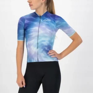Rogelli TIE DYE - modna, damska koszulka rowerowa - obrazek 4