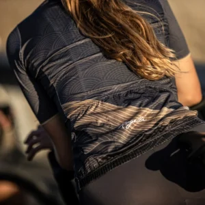 Rogelli PEACE - damska koszulka rowerowa grafitowa - obrazek 14