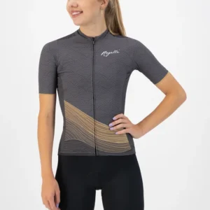 Rogelli PEACE - damska koszulka rowerowa grafitowa - obrazek 4