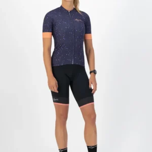 Rogelli TERRAZZO - damska koszulka rowerowa granatowa - obrazek 3