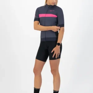 Rogelli PRIME - damska koszulka rowerowa granatowa - obrazek 3