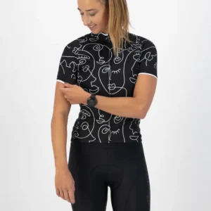 Rogelli FACES - lekka, damska koszulka rowerowa - obrazek 4