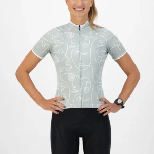 Rogelli FACES - lekka, damska koszulka rowerowa - obrazek 4