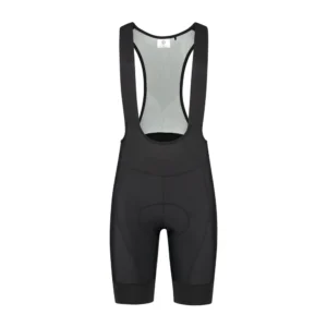 Rogelli ESSENTIAL II - damskie spodenki rowerowe z szelkami czarne - obrazek 1