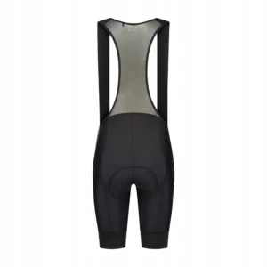 Rogelli ESSENTIAL II - damskie spodenki rowerowe z szelkami czarne - obrazek 2
