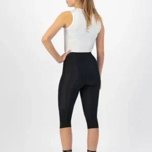 Rogelli ESSENTIAL II - damskie spodenki rowerowe 3/4 czarne - obrazek 4