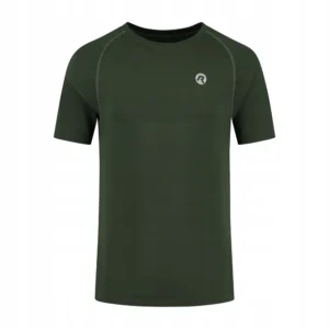 Rogelli ESSENTIAL - męska koszulka bezszwowa zielona - obrazek 1