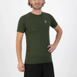 Rogelli ESSENTIAL - męska koszulka bezszwowa zielona - obrazek 4