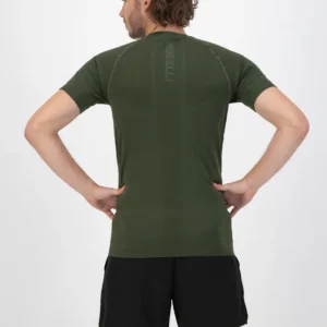 Rogelli ESSENTIAL - męska koszulka bezszwowa zielona - obrazek 5