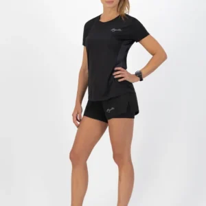 Rogelli CORE - damska koszulka sportowa czarna - obrazek 3