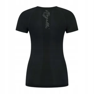 Rogelli ESSENTIAL - damska koszulka sportowa czarna - obrazek 2