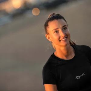 Rogelli ESSENTIAL - damska koszulka sportowa czarna - obrazek 8