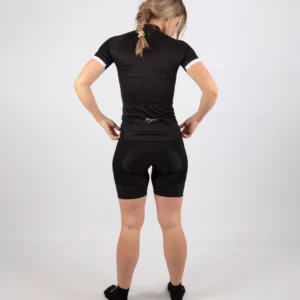 Rogelli ESSENTIAL - damskie spodenki rowerowe z wkładką czarne - obrazek 4