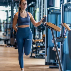 Rogelli FELICITY - damskie legginsy treningowe stalowy błękit - obrazek 6