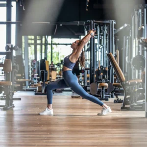 Rogelli FELICITY - damskie legginsy treningowe stalowy błękit - obrazek 8