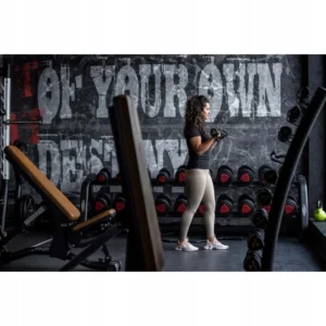 Rogelli FELICITY - damskie legginsy treningowe beżowe - obrazek 9