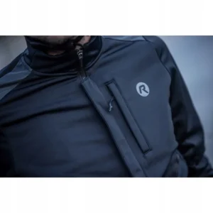 Rogelli DEEP WINTER - męska zimowa kurtka rowerowa czarna - obrazek 11