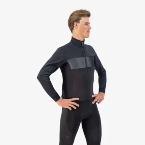 Rogelli ATTQ - męska zimowa kurtka rowerowa czarna - obrazek 4