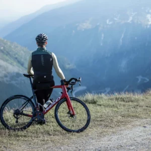 Rogelli ESSENTIAL - męska kamizelka rowerowa softshell zielona - obrazek 5